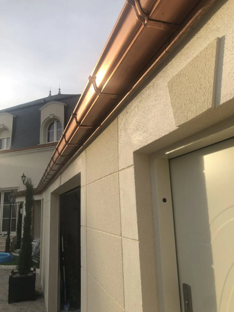 Installation gouttières